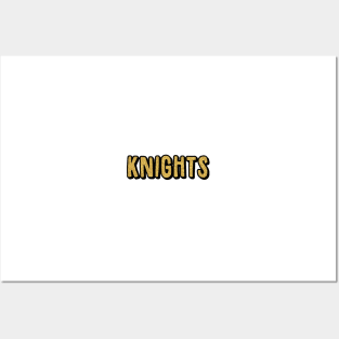 UCF Knights Glitter Posters and Art